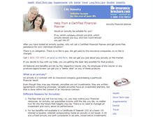 Tablet Screenshot of annuities.insurancebrochure.com