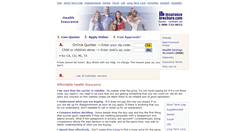 Desktop Screenshot of healthinsurance.insurancebrochure.com