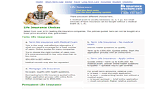 Desktop Screenshot of lifeinsurance.insurancebrochure.com