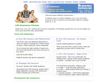 Tablet Screenshot of lifeinsurance.insurancebrochure.com