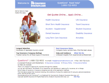 Tablet Screenshot of insurancebrochure.com